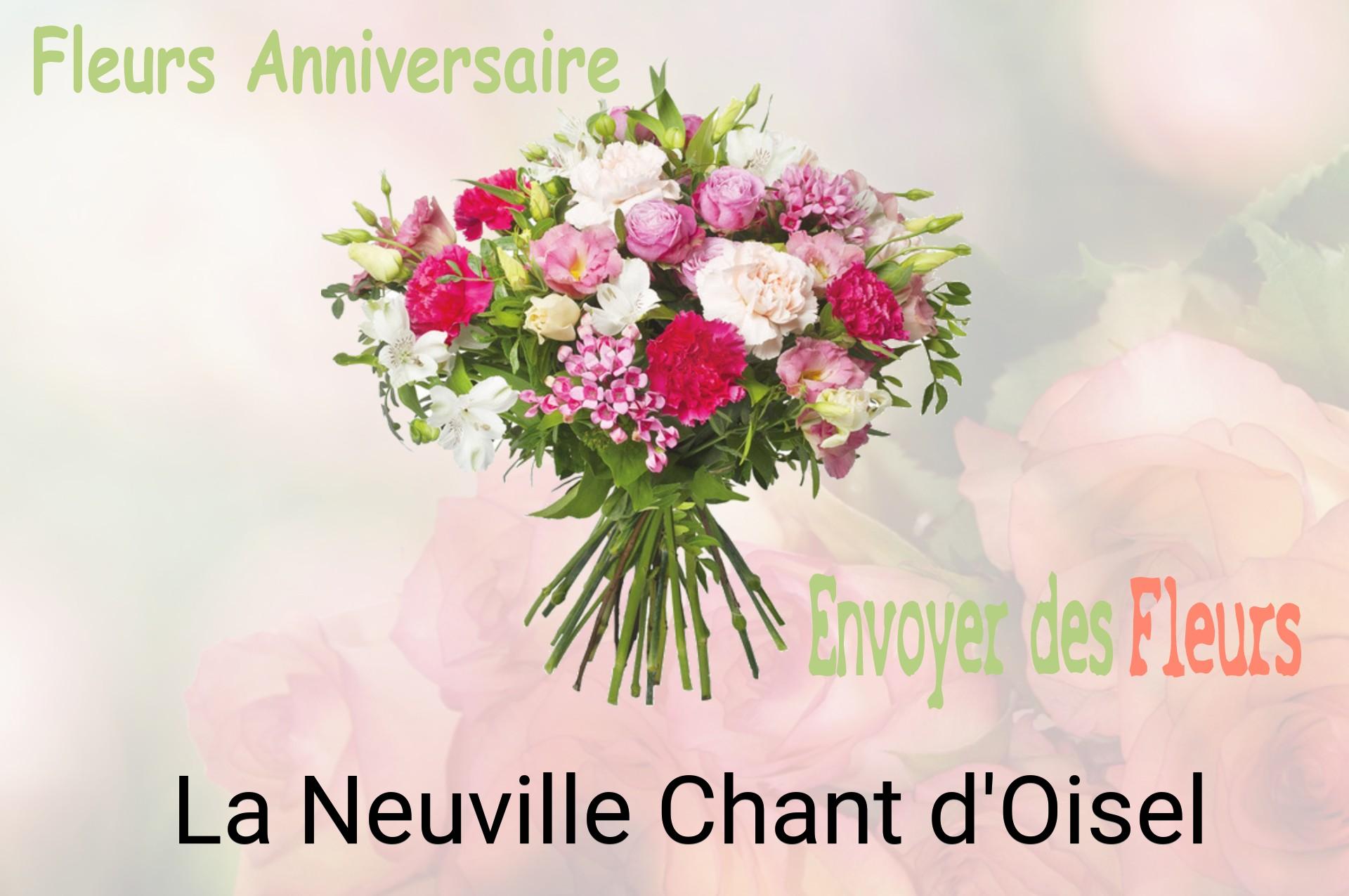 Bouquet de fleurs d’anniversaire livré à La Neuville-Chant-d'Oisel